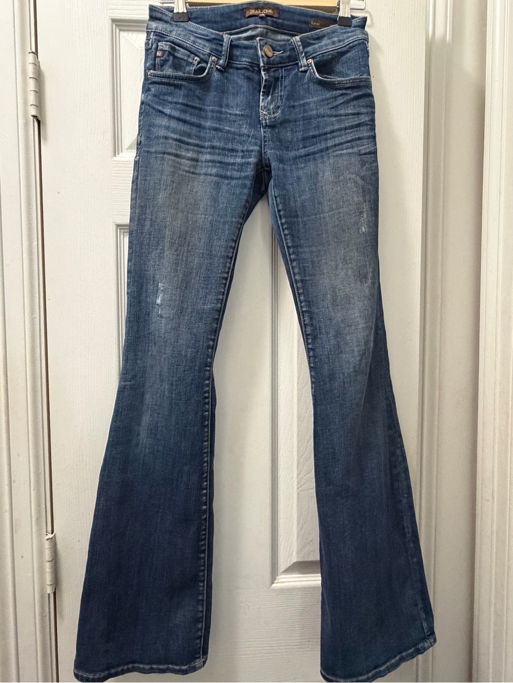 Dear John Women’s Flare Jeans in Blue Wash
